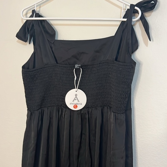 Anrabess. Black summer dress - Picture 6 of 9